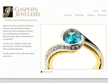 Tablet Screenshot of gaspersjewelers.com